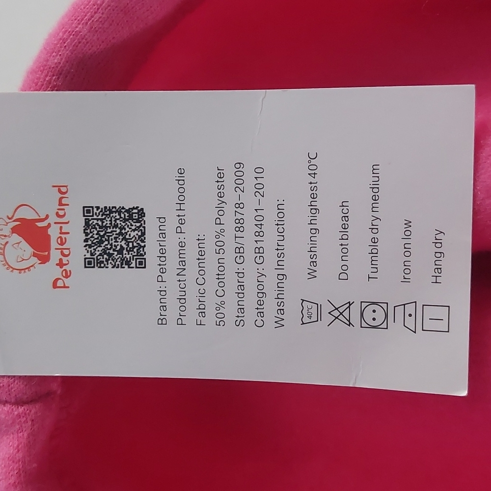 Petderland dog hoodie pink size XXL‎ - Picture 10 of 10